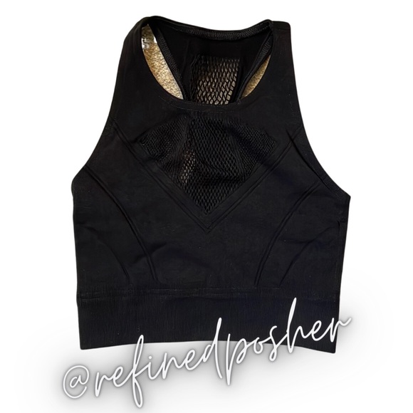 Free People Movement Running Through My Mind Bra Small Black NEW with logo - Picture 2 of 3